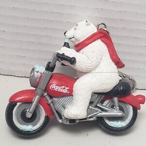 Coca Cola Polar Bear Keyring Clip